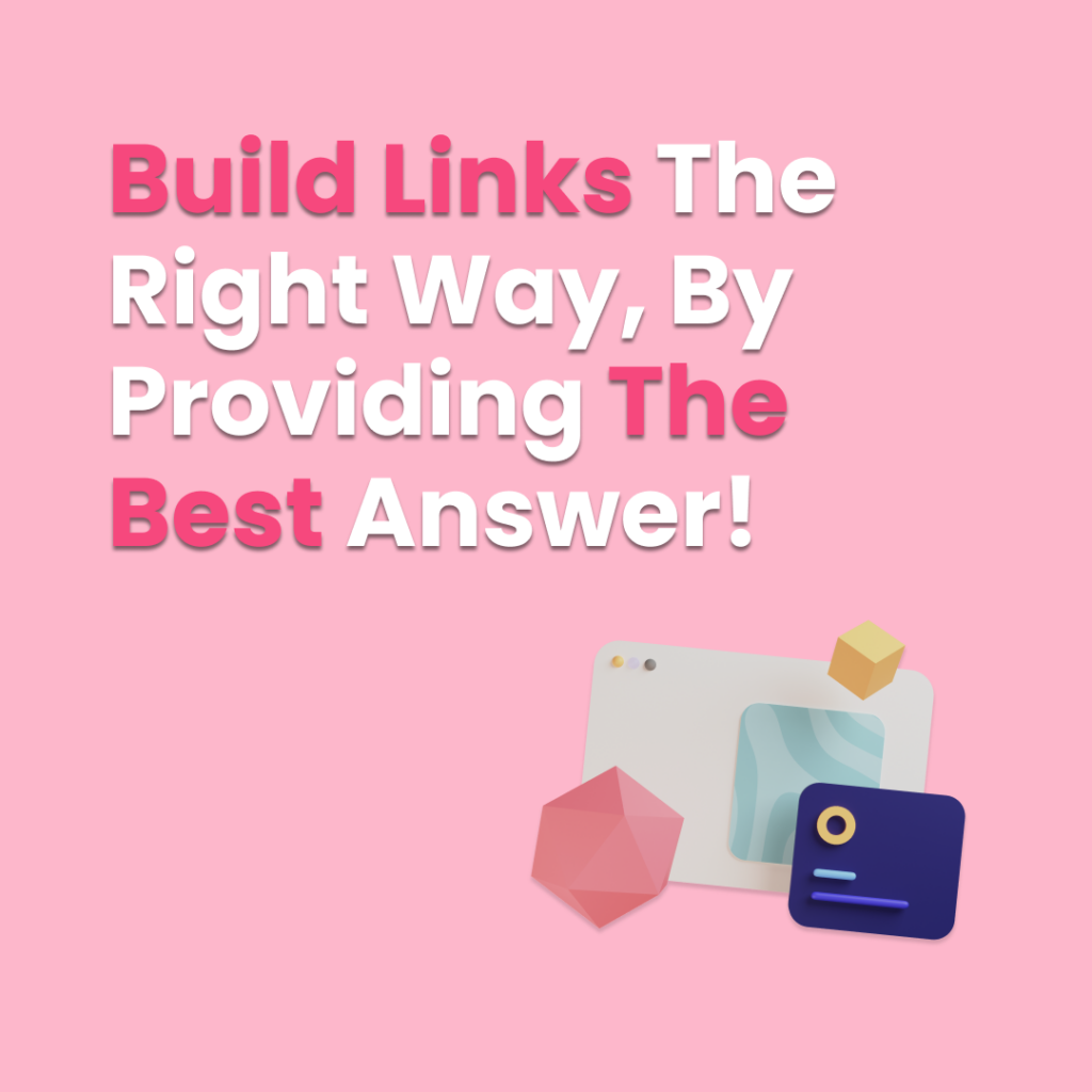 build links the right way