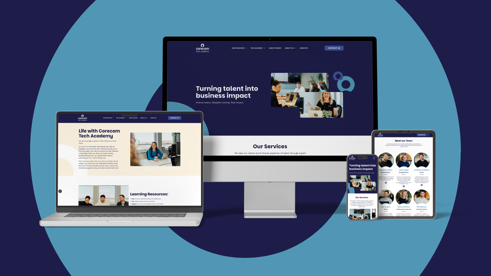 Corecom devices mock up