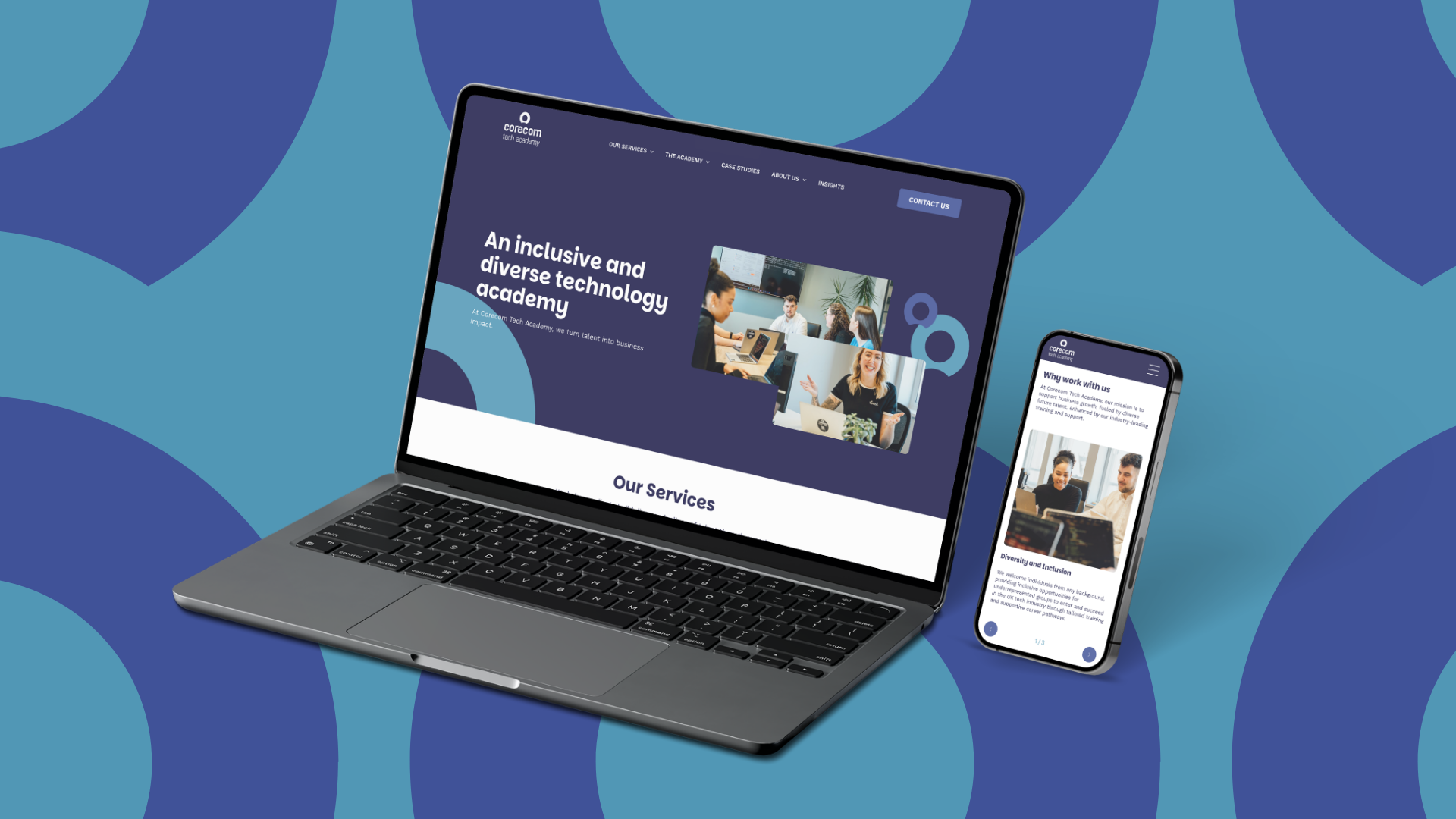 Corecom laptop and mobile