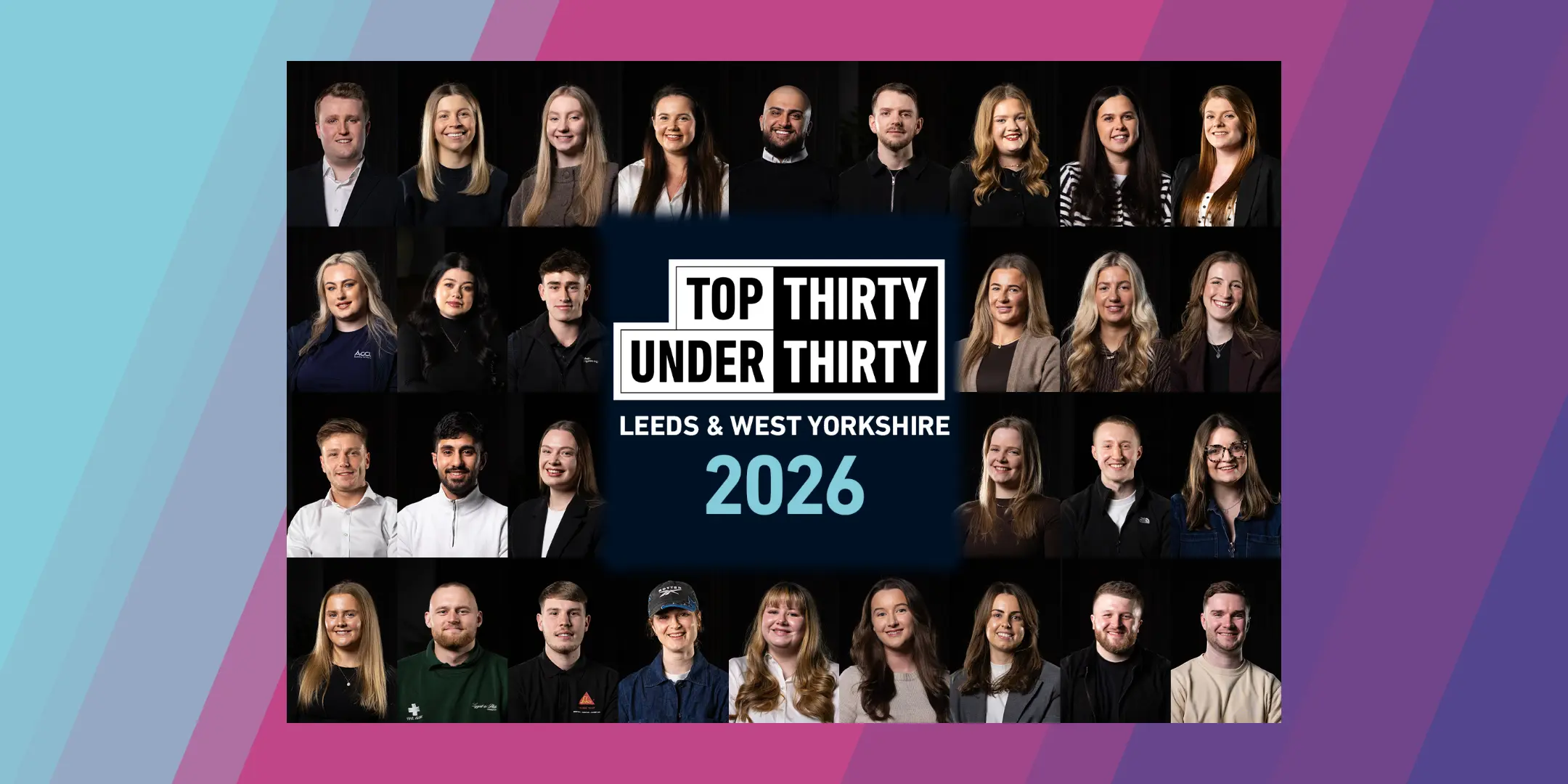 The class of 30 young professionals that are the top thirty under thirty leeds winners